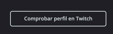 Botón para comprobar los cambios del perfil de Twitch